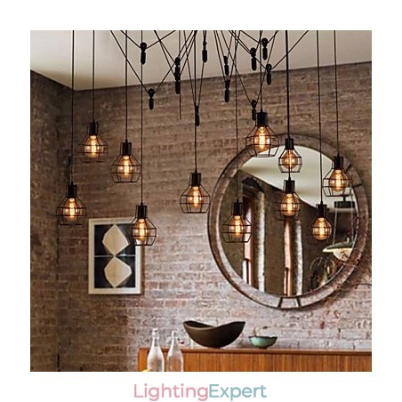 Creative American Style 12 Light Pendant Creative American Style 12 Light Pendant