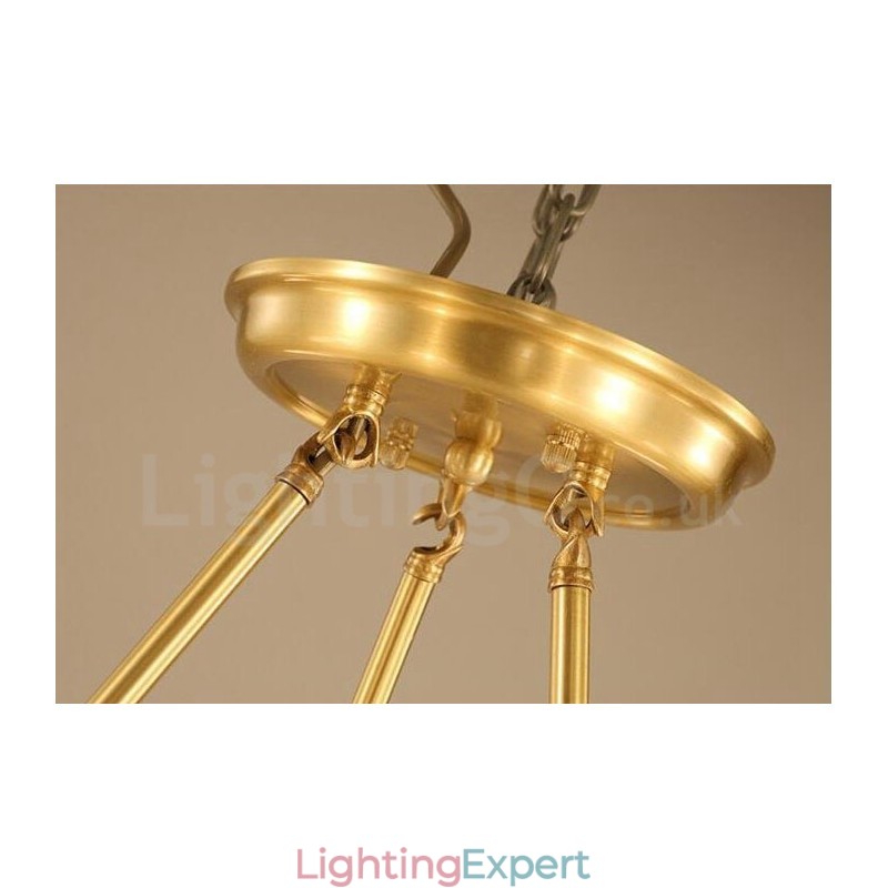 6 Light Rustic Lodge Integrated Metal Chandelier