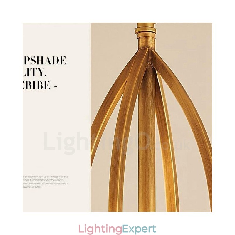6 Light Rustic Lodge Integrated Metal Chandelier