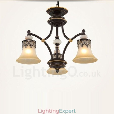 3 Light Traditional Classic Integrated Metal Chandelier 3 Light Traditional Classic Integrated Metal Chandelier