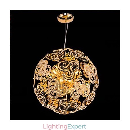 Simple Modern Chandelier Crystal Ball Globe Pendant Light Simple Modern Chandelier Crystal Ball Globe Pendant Light