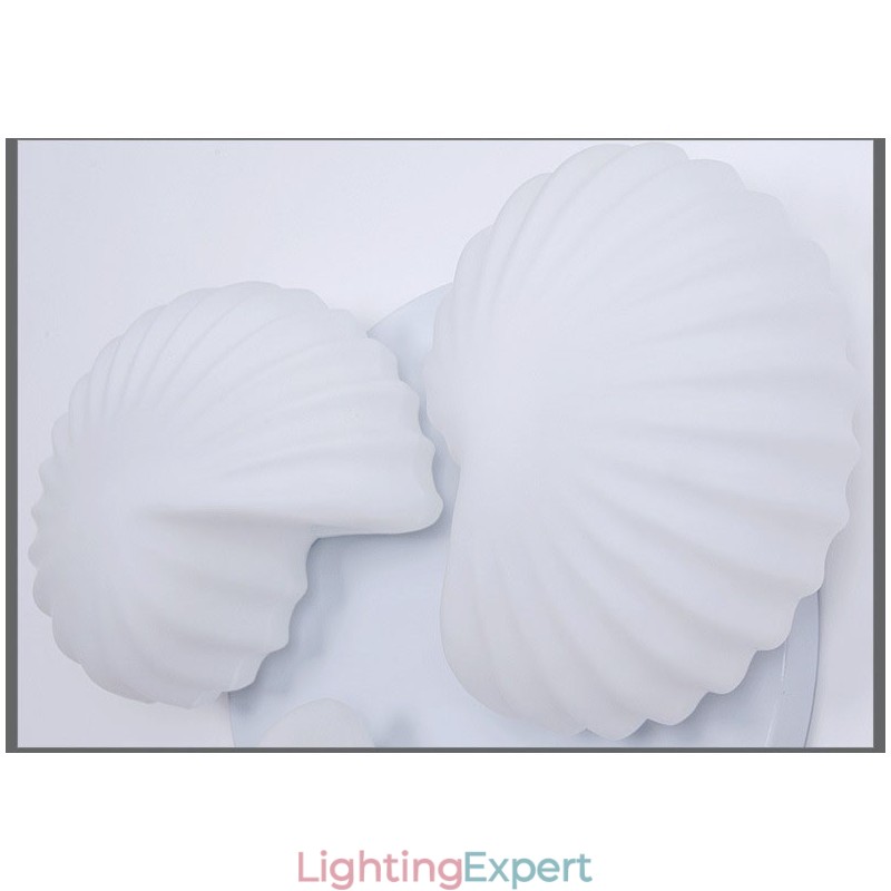 3 Light Traditional Classic Integrated Chandelier with Glass Shade