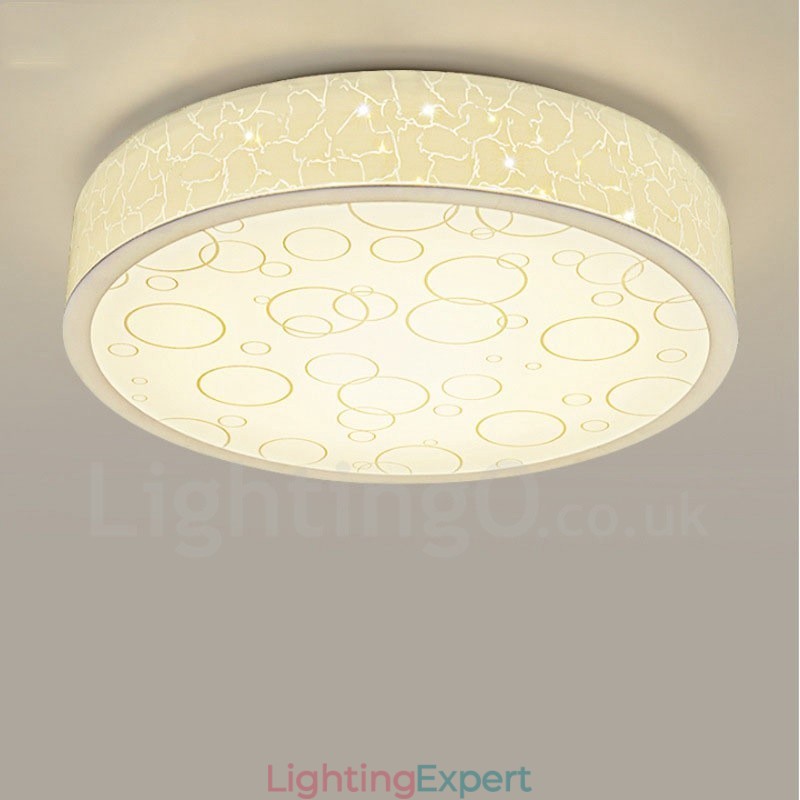 Modern Contemporary Integrated Metal Flush Mount Light