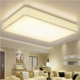 Modern Contemporary Integrated Metal Flush Mount Light