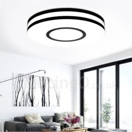 Modern Contemporary Integrated Metal Flush Mount Light