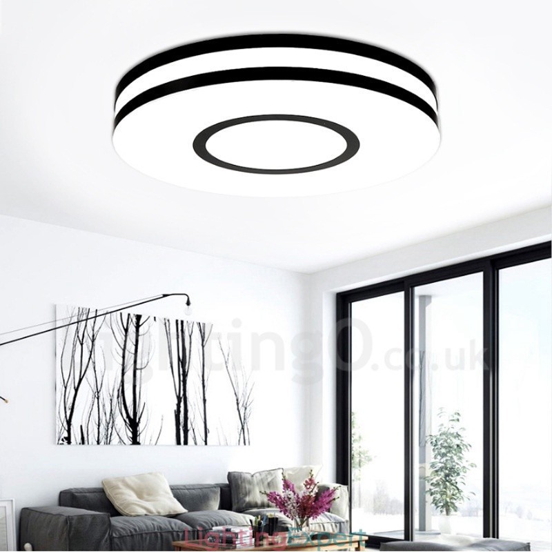 Modern Contemporary Integrated Metal Flush Mount Light