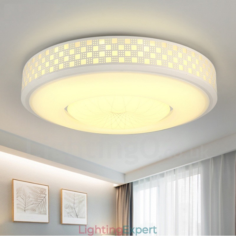 Modern Contemporary Integrated Metal Flush Mount Light