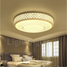 Modern Contemporary Integrated Metal Flush Mount Light