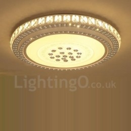 Modern Contemporary Integrated Bath Metal Flush Mount Light