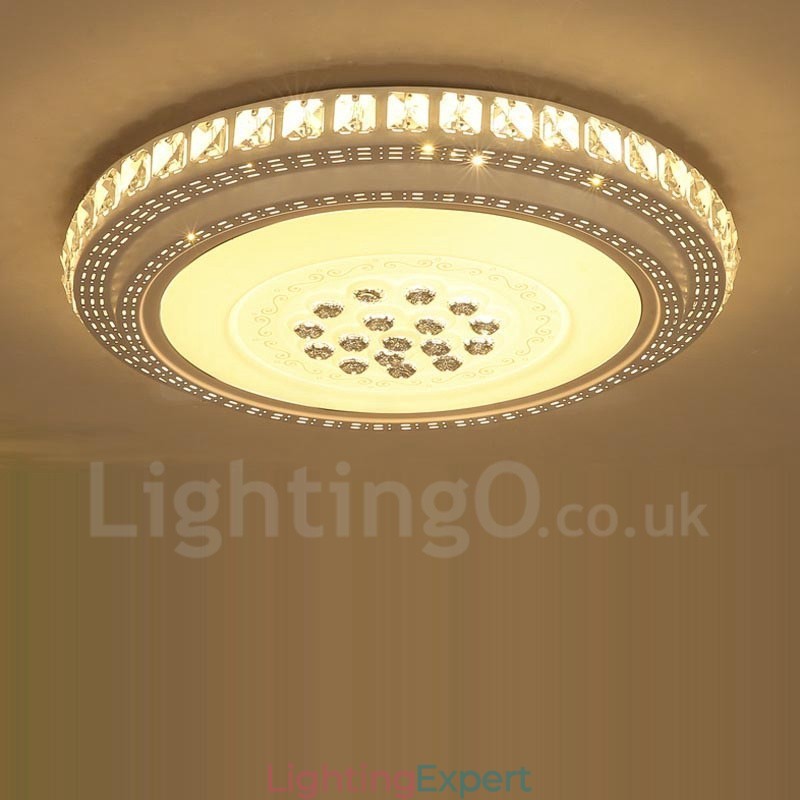 Modern Contemporary Integrated Bath Metal Flush Mount Light