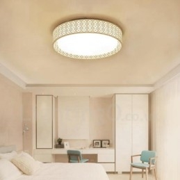 Modern Contemporary Integrated Metal Flush Mount Light