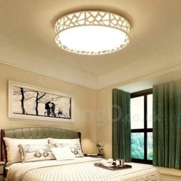 Modern Contemporary Integrated Metal Flush Mount Light
