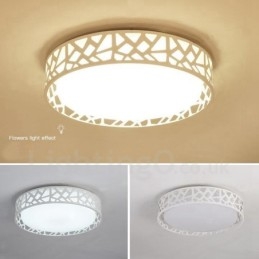 Modern Contemporary Integrated Metal Flush Mount Light