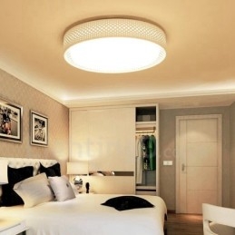 Modern Contemporary Integrated Metal Flush Mount Light