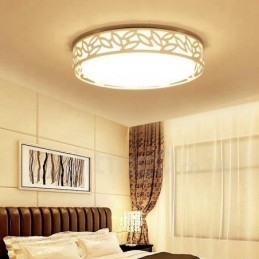 Modern Contemporary Integrated Metal Flush Mount Light