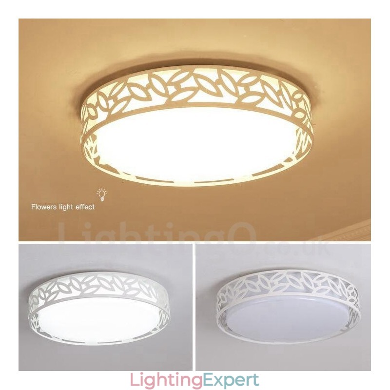 Modern Contemporary Integrated Metal Flush Mount Light