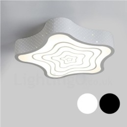 Modern Contemporary Integrated Metal Flush Mount Light