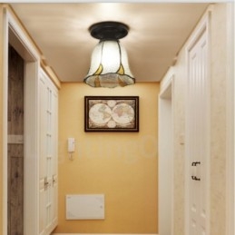 Mediterranean Style Integrated Flush Mount Light