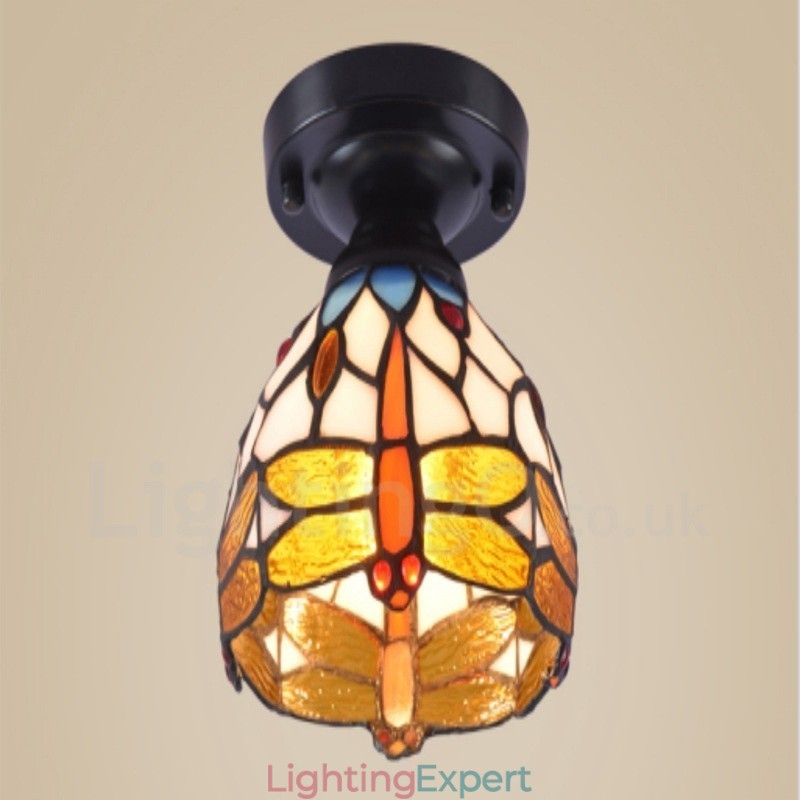 Mediterranean Style Integrated Flush Mount Light