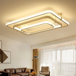 3 Rings Modern Contemporary Integrated Flush Mount Light