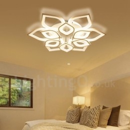 12 Light Modern Contemporary Integrated Flush Mount Light