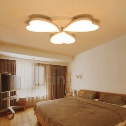 3 Light Modern Contemporary Integrated Metal Flush Mount Light