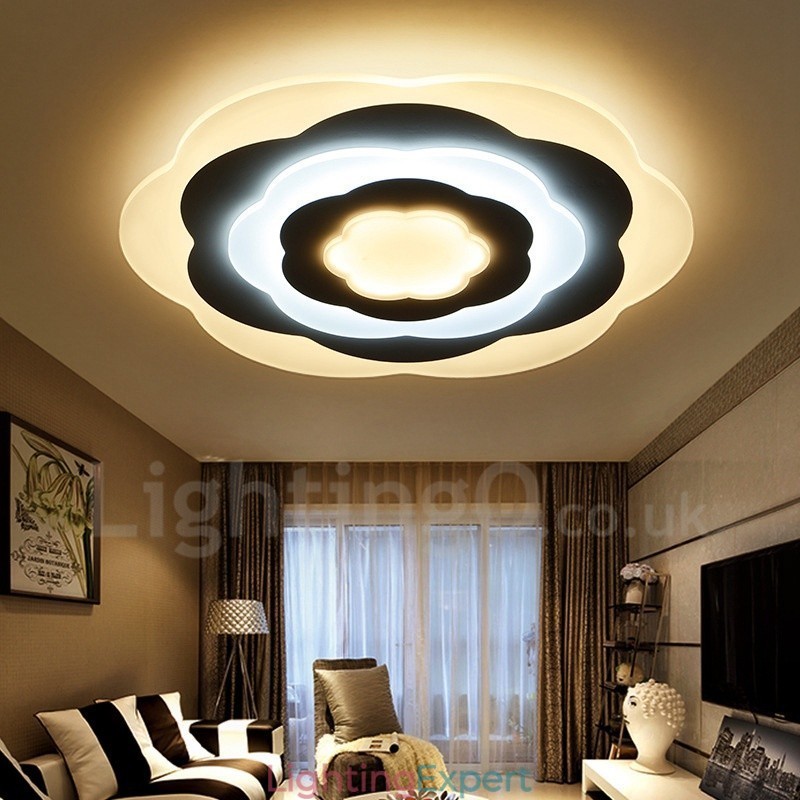 Modern Contemporary Integrated Flush Mount Light