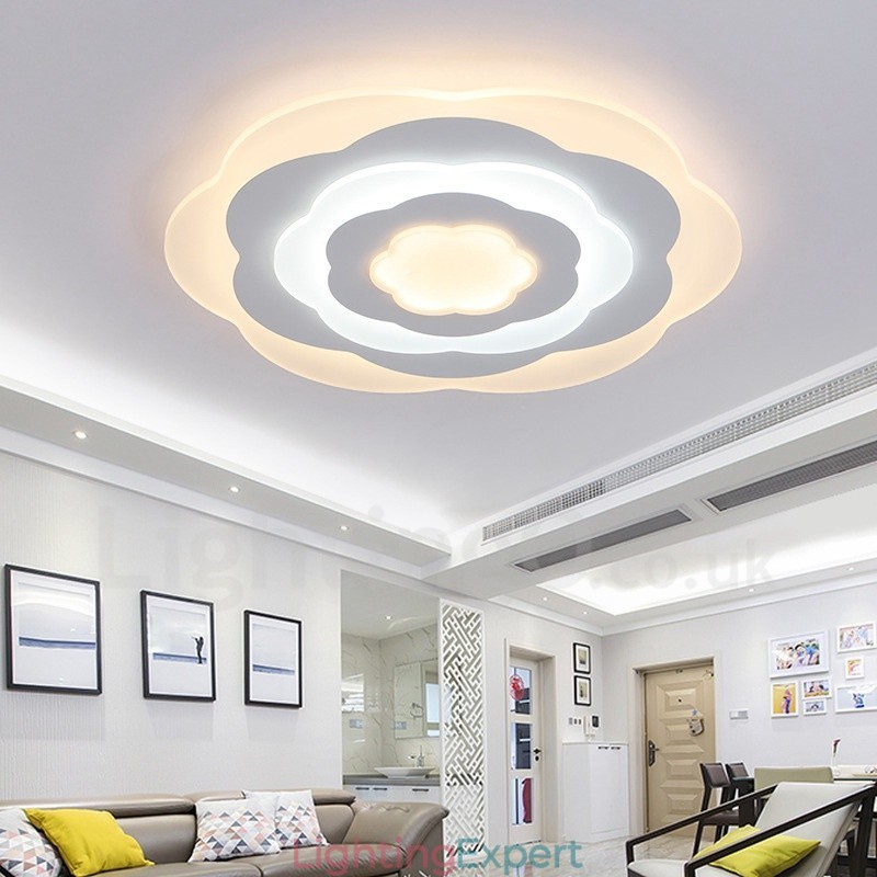 Modern Contemporary Integrated Flush Mount Light