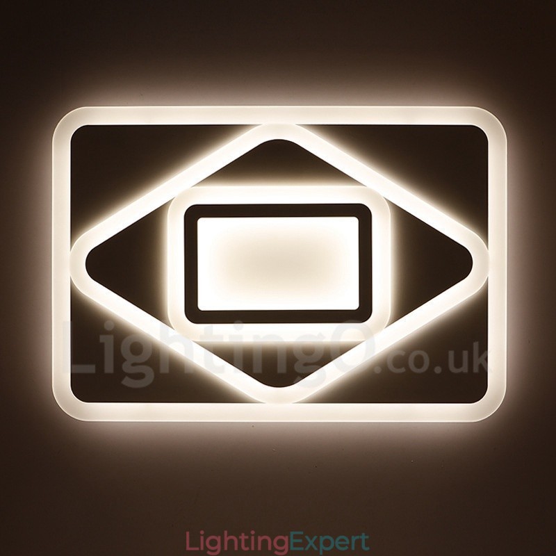 Modern Contemporary Integrated Flush Mount Light
