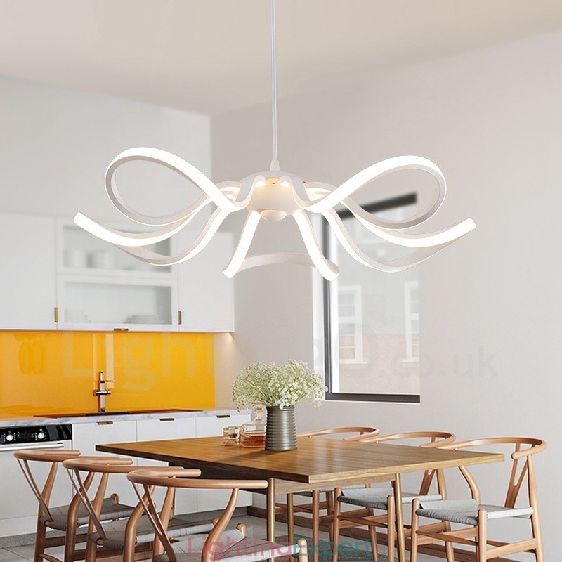Modern Contemporary Integrated Metal Flush Mount Light