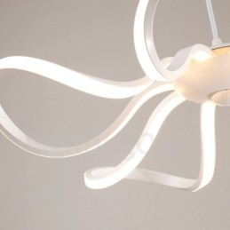 Modern Contemporary Integrated Metal Flush Mount Light