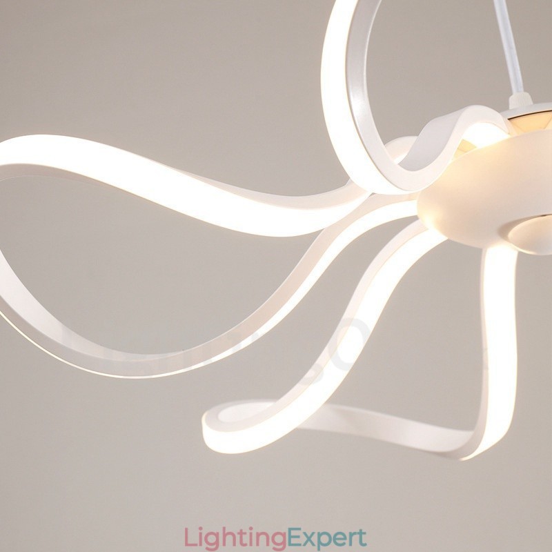 Modern Contemporary Integrated Metal Flush Mount Light