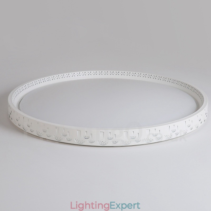 Modern Contemporary Integrated Integrated Metal Flush Mount Light