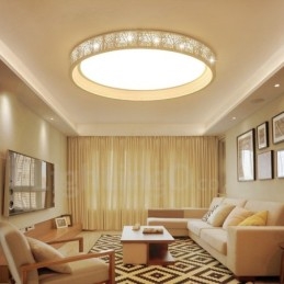 Modern Contemporary Integrated Metal Flush Mount Light