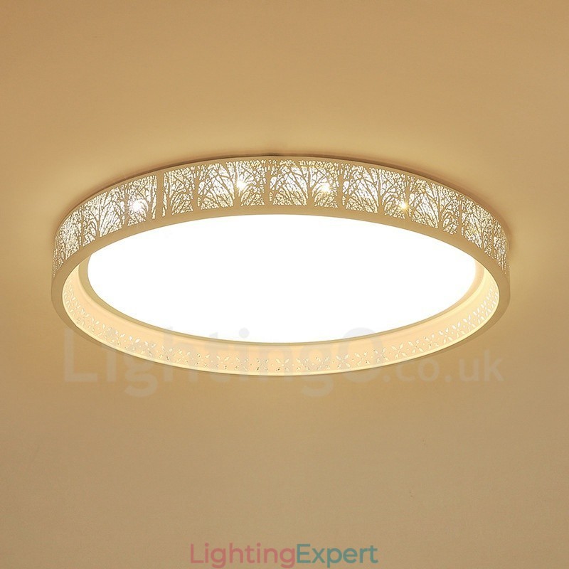 Modern Contemporary Integrated Metal Flush Mount Light