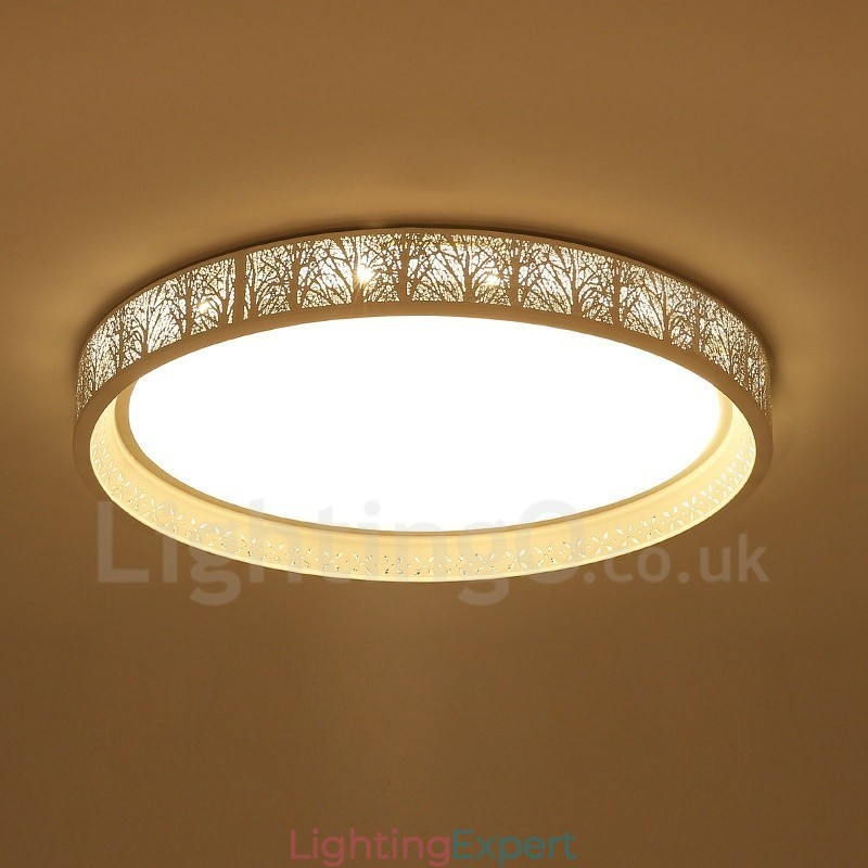 Modern Contemporary Integrated Metal Flush Mount Light