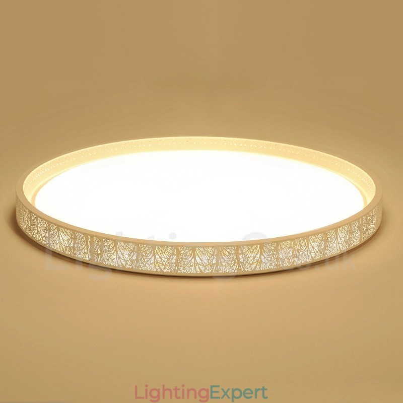 Modern Contemporary Integrated Metal Flush Mount Light