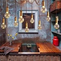 Chandelier Mini Style Modern Contemporary Metal