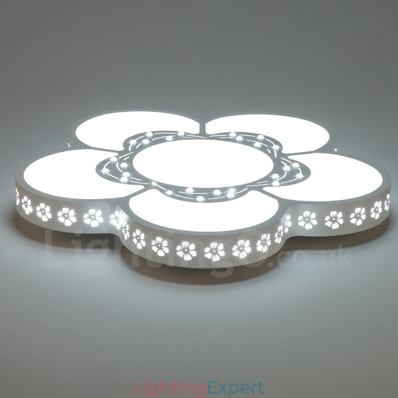 Modern Contemporary Integrated Metal Flush Mount Light