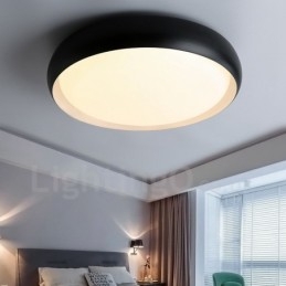 Modern Contemporary Integrated Metal Flush Mount Light