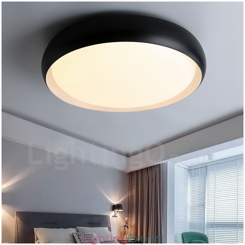 Modern Contemporary Integrated Metal Flush Mount Light
