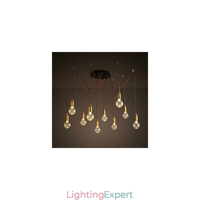 Chandelier Mini Style Modern Contemporary Metal