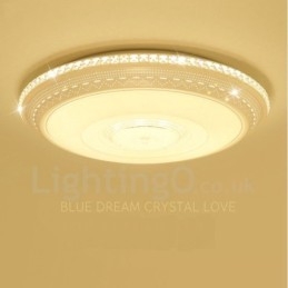 Modern Contemporary Integrated Metal Flush Mount Light