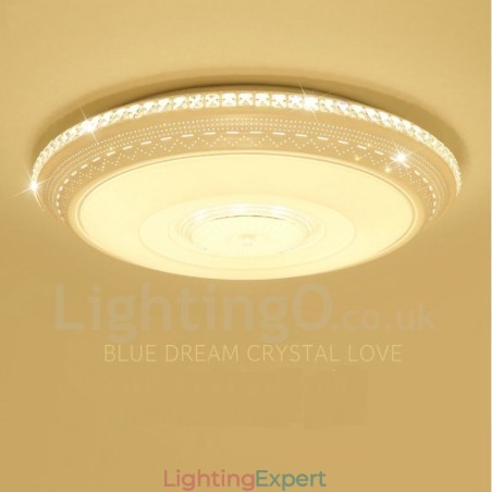 Modern Contemporary Integrated Metal Flush Mount Light