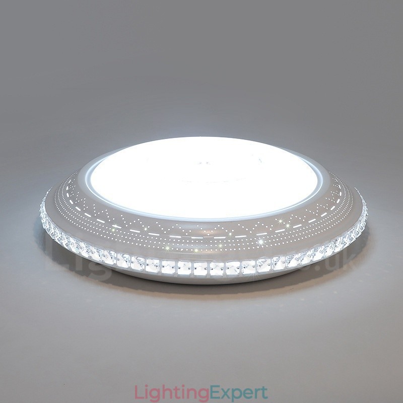 Modern Contemporary Integrated Metal Flush Mount Light