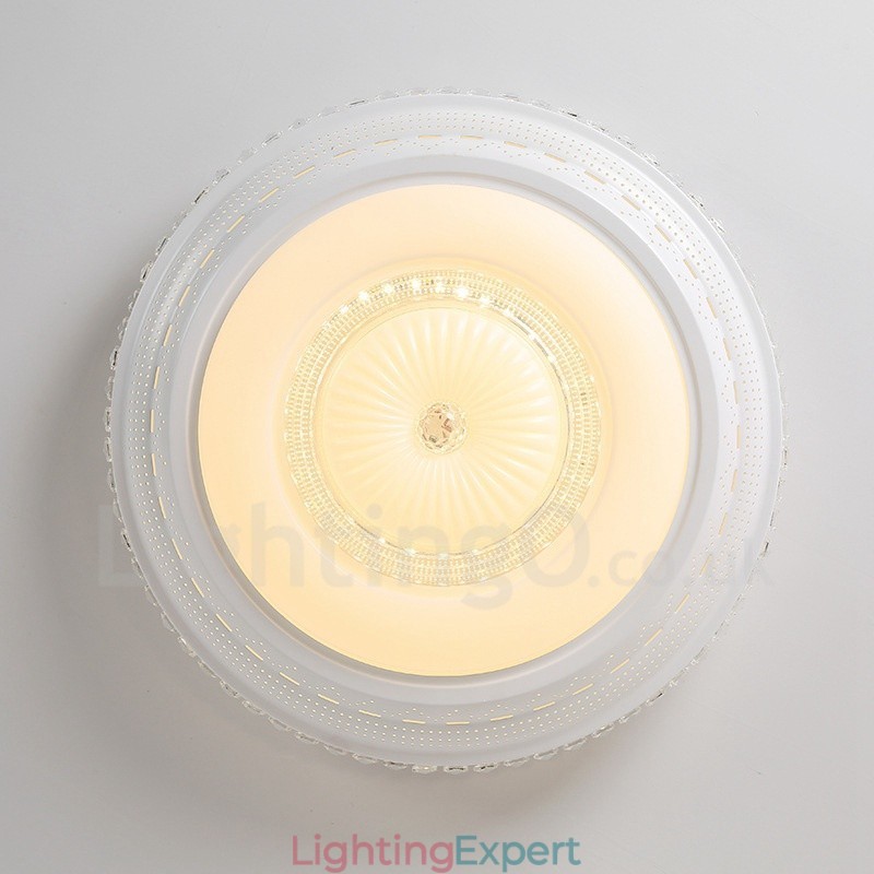 Modern Contemporary Integrated Metal Flush Mount Light