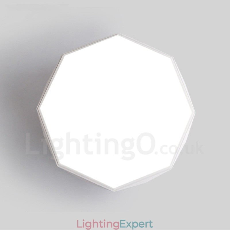 Modern Contemporary Integrated Metal Flush Mount Light