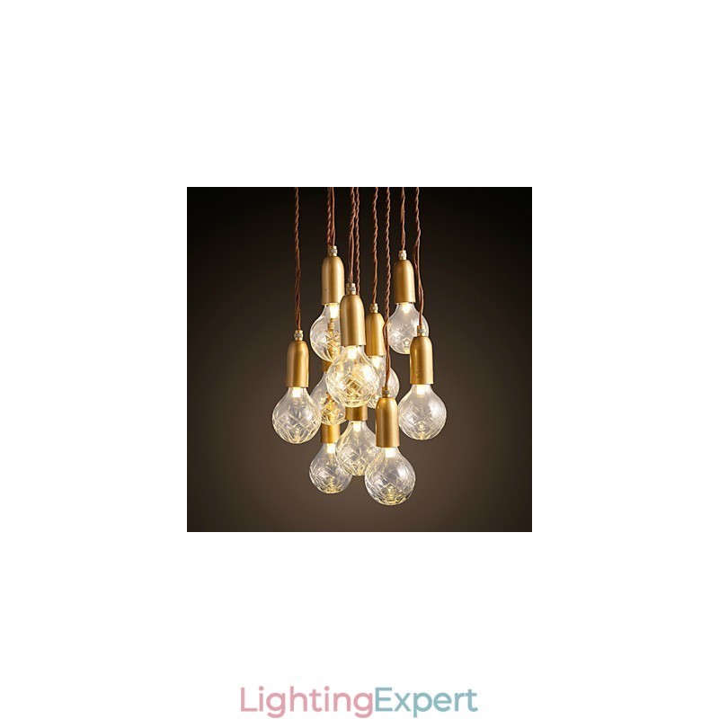 Chandelier Mini Style Modern Contemporary Metal