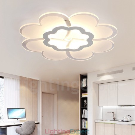 Modern Contemporary Integrated Metal Flush Mount Light Modern Contemporary Integrated Metal Flush Mount Light