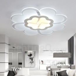 Modern Contemporary Integrated Metal Flush Mount Light